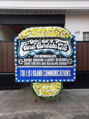 Papan Bunga Duka di Kembangsari